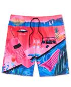 Neff Men's Yoko Graphic-print Hot Tub Shorts