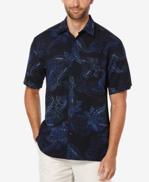 Cubavera Men's Large Paisley Short-sleeve Shirt
