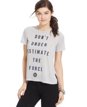 Mighty Fine Juniors' Star Wars The Force High-low Graphic T-shirt