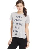 Mighty Fine Juniors' Star Wars The Force High-low Graphic T-shirt