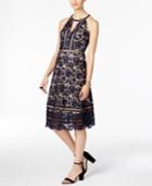 Inc International Concepts Floral-lace A-line Dress, Only At Macy's