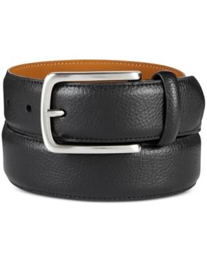 Club Room Men's Pebble-grain Belt, Created For Macy's