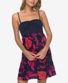 Roxy Juniors' Floral-print A-line Dress