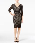 Thalia Sodi Lace Illusion Dress, Only At Macy's