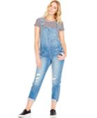 Levi's Distressed Denim Overalls, Overlook Wash