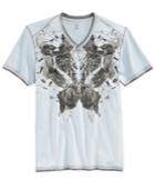 Inc International Concepts Shattered Eagles T-shirt, Only At Macy's