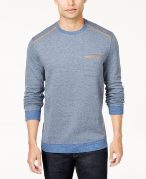 Tasso Elba Men's Stripe Pocket Sweatshirt, Created For Macy's