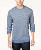 Tasso Elba Men's Stripe Pocket Sweatshirt, Created For Macy's