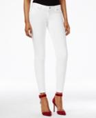 Guess Power Low-rise True White Wash Skinny Jeans