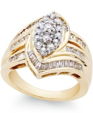 Diamond Cocktail Ring (1 Ct. T.w.) In 14k Gold