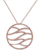 Effy Final Call Diamond Pendant Necklace (1/2 Ct. T.w.) In 14k Rose Gold