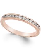 Diamond Band (1/5 Ct. T.w.) In 10k Rose Gold
