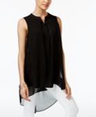 Alfani Flyaway High-low Blouse, Created For Macy's