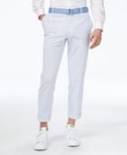 Inc International Concepts Men's Seersucker Slim-fit Cropped Pants, Only At Macy's