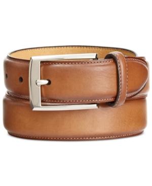 Tasso Elba Men's Feather-edge Dress Belt, Only At Macy's