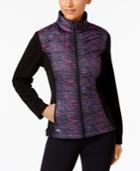 Ideology Quilted Colorblocked Jacket, Only At Macy's