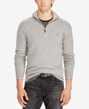 Polo Ralph Lauren Men's Half-zip Cashmere Sweater
