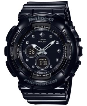 Baby-g Women's Analog-digital Black Resin Strap Watch 43x46mm Ba125-1a