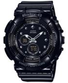 Baby-g Women's Analog-digital Black Resin Strap Watch 43x46mm Ba125-1a