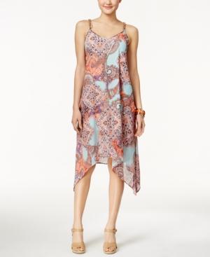 Spense Petite Chain-detail Printed Dress
