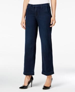 Nydj Mila Verdun Wash Crop Flare-leg Jeans