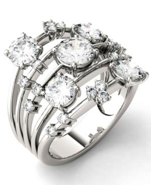Moissanite Galaxy Fashion Ring (3-1/8 Ct. T.w. Diamond Equivalent) In 14k White Gold