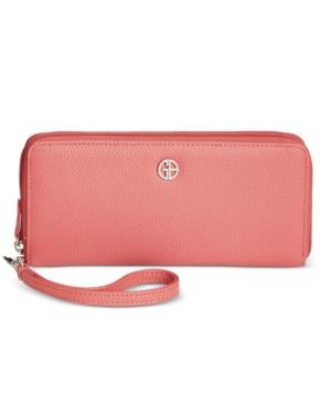 Giani Bernini Softy Slim Zip Around Wallet, Only At Macy's