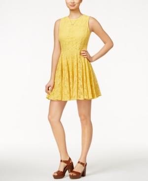 Maison Jules Sleeveless Floral-lace Fit & Flare Dress, Only At Macy's