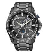 Citizen Watch, Men's Chronograph Eco-drive Gray Ion Plated Stainless Steel Bracelet 43mm At4007-54e