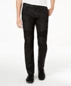 Armani Exchange Men's Slim Fit Moto Jeans