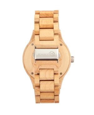 Earth Wood Cherokee Wood Bracelet Watch W/magnified Date Khaki 48mm