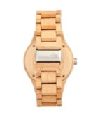 Earth Wood Cherokee Wood Bracelet Watch W/magnified Date Khaki 48mm