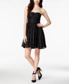 Guess Strapless Fit & Flare Dress