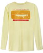 Guy Harvey Men's Swordsman Graphic-print Long-sleeve Performance Uv Protection T-shirt