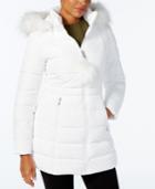 I.n.c. Faux-fur-trim Puffer Coat, Created For Macy's