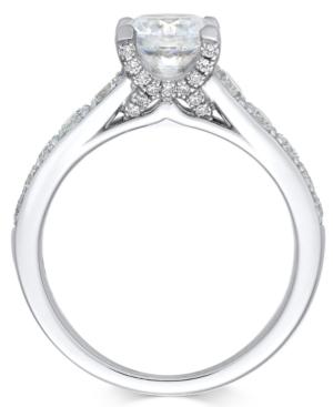 X3 Certified Diamond Engagement Ring In 18k White Gold (2-1/4 Ct. T.w.), Created For Macy's