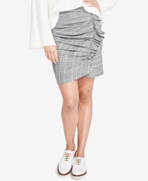Rachel Rachel Roy Ruffled Houndstooth Skirt, Created For Macy's