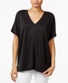 Bar Iii V-neck Short-sleeve Top, Only At Macy's