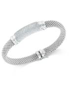 Diamond Pave Bar Bracelet (3/4 Ct. T.w.) In Sterling Silver