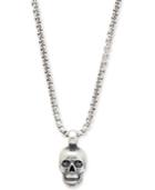 Degs & Sal Men's Skull Pendant Necklace In Sterling Silver