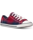 Converse Women's Chuck Taylor Dainty Plaid Casual Sneakers From Finish Line