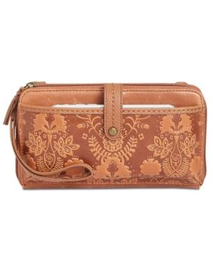 The Sak Iris Smartphone Leather Crossbody Wallet
