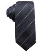 Alfani Men's Slim Stripe Silk Slim Tie, Created For Macy's