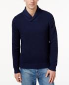 Tommy Hilfiger Men's Textured Shawl-collar Sweater