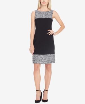 Tahari Asl Boucle-trim Dress
