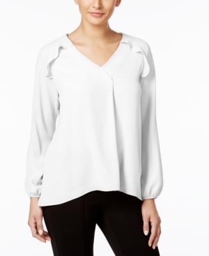 Ny Collection Ruffled Blouse