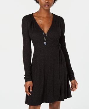 American Rag Juniors' Faux-wrap Fit & Flare Dress, Created For Macy's