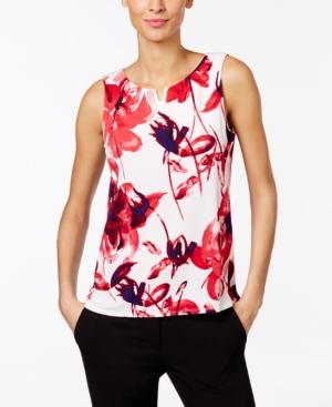 Calvin Klein Floral-print Shell