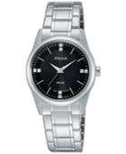 Pulsar Women's Solar Stainless Steel Expansion Bracelet Watch 28mm Py5001