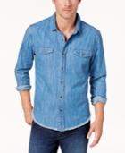 Bs By Blake Shelton Men's Chambray Shirt